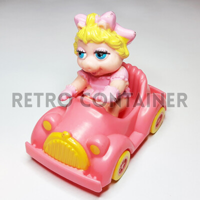 Vintage Rubber Toys - MUPPETS - McDonald's Happy Meal - Babys Miss Piggy 1986