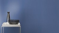 Rasch Tapete Hyde Park 411812 Blau Uni Vliestapete Vlies