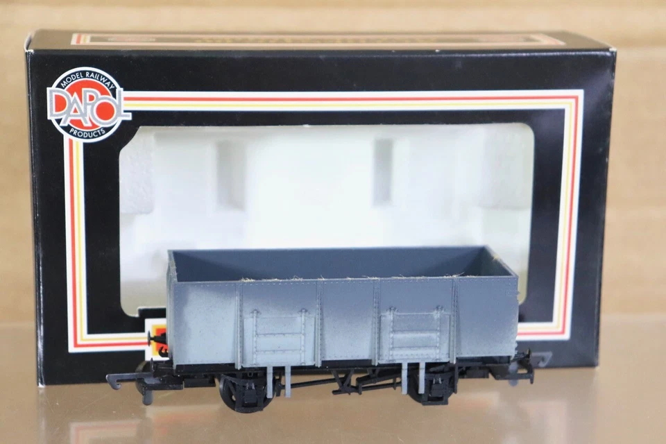 Dapol A005 Br Gris Non Peint 20 Wagon Minéral En Acier Ouvert En Boîte Mint - Photo 1/4