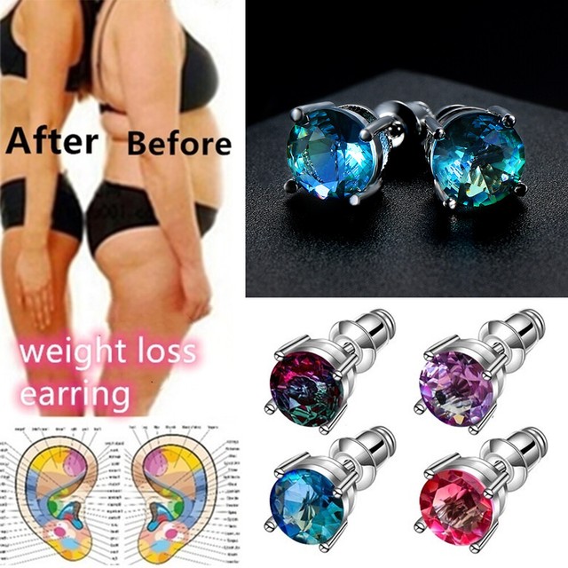 Diamond Earrings Therapy Earrings Fat Burning Weightloss