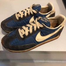 Nike Vintage Sneakers Navy x White US5.5 Made in Korea 1981 Deadstock