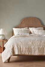 NWT Anthropologie Elysian Cross-Dyed Gauze King Quilt