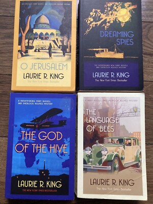 Laurie R. King 4 Bücher Konvolut ~ O Jerusalem, Dreaming Spies, Language of Bees + 1