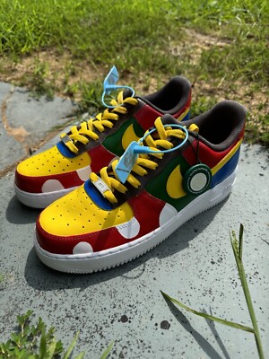 Size 9.5 - Nike Air Force 1 Mario Addition!