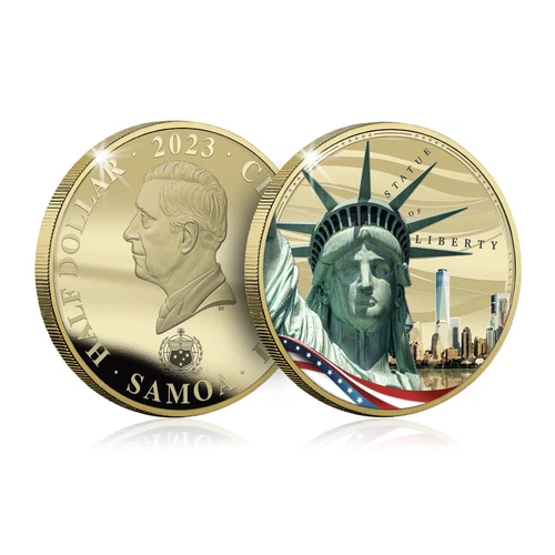 American Patriot Gold Coin Series - USA Landarks & Wonders - Statue of Liberty