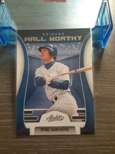 2022 Panini Absolute Baseball Ryne Sandberg Hall Worthy Insert HW-1