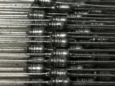 (100 PC)  MOTOROLA   1N5242B  Zener Diode, Two Terminal, 12 Volt, 5%