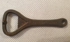 Vintage PERRIER WATER, SOURCE PERRIER Metal Bottle Opener 1920s