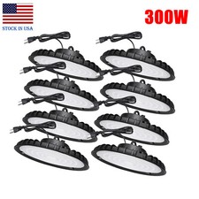 300W UFO LED High Bay Light Gym Factory Warehouse Industrial Lighting Bulb 8PCS