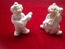 PAR MUSICAL DE PORCELANA PAYASOS MONTI PIERO VINTAGE MARCADO
