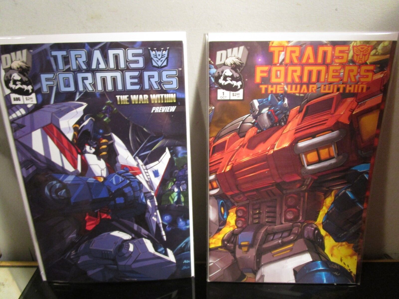 Transformers The War Within 1 and the Preview lot