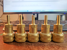  5-PCS FOSTER FM3603 - 1/4" Hose Barb x 1/4" Coupler Air Hose Fittings TA20SG 