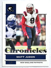 MATT JUDON New England Patriots 2021 Panini Chronicles Football Card #82
