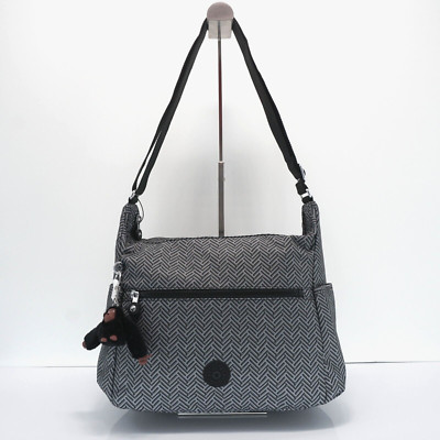 Kipling Alenya Crossbody Shoulder Bag HB6629 Polyester Urban Chevron Grey NWT