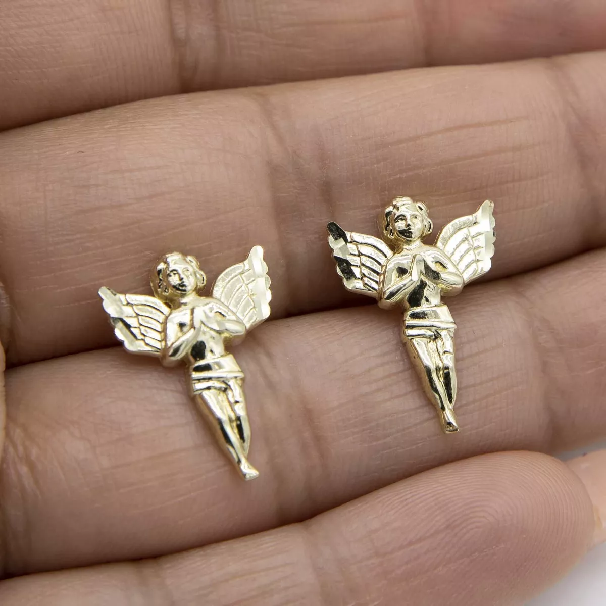 Angel cheap stud earrings
