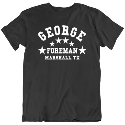 George Foreman Boxing Legend Fight Heavyweight Champion T-Shirt Tee Gift New