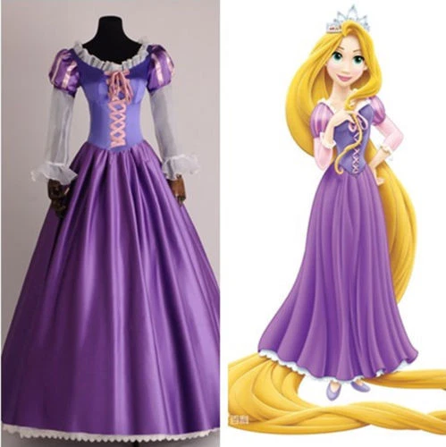 Tangled fancy dress best sale adults