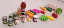 Dollhouse Miniature Food Pepsi Del Monte Motts and Generics