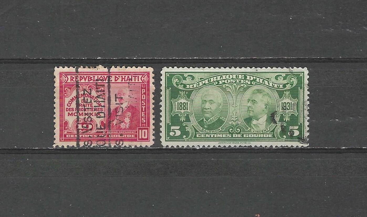 HAITI , 1929/31 , MIXED LOT OF 2 STAMPS , PERF , USED | eBay