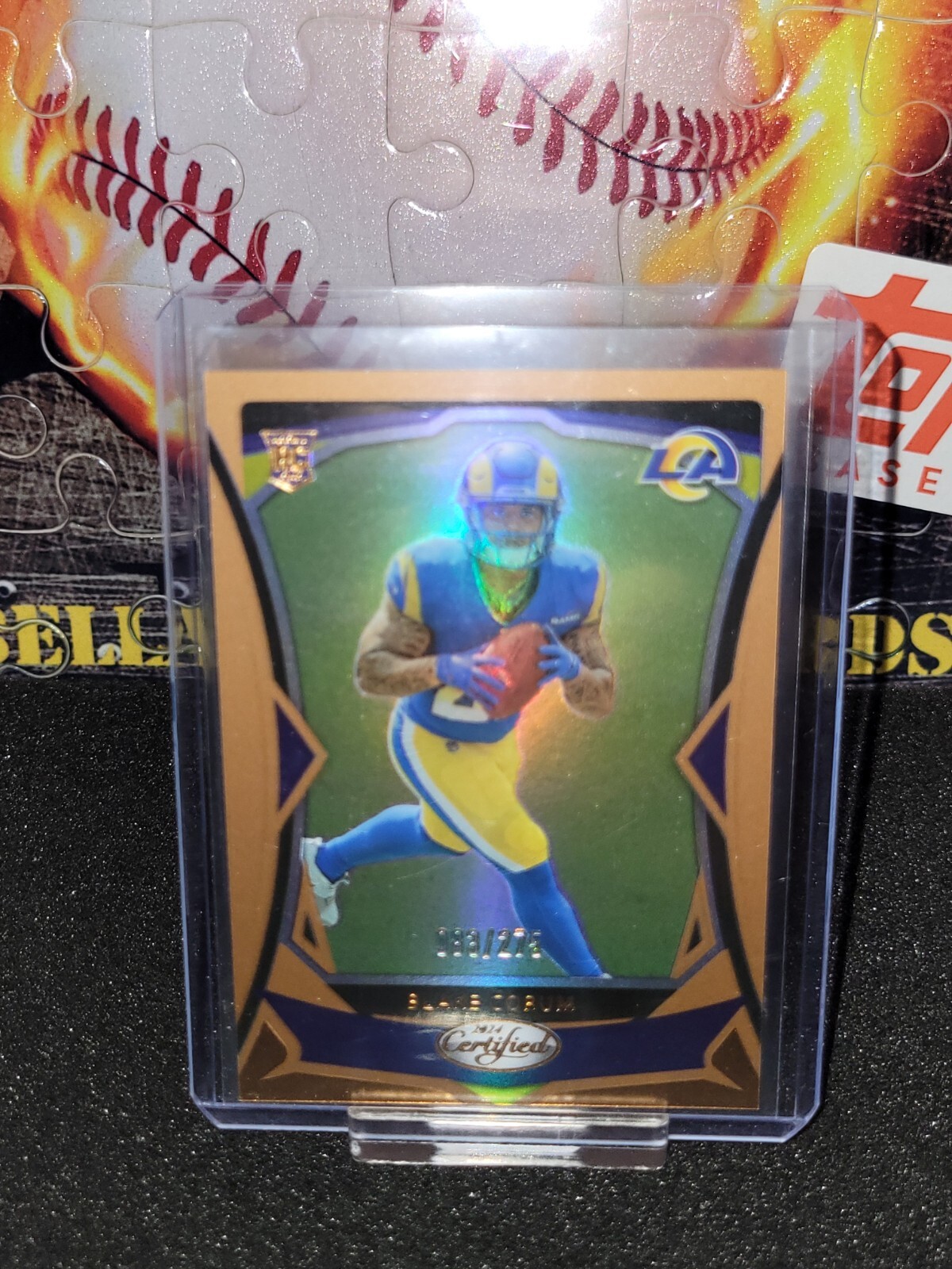 2024 Panini Certified Blake Corum Bronze Mirror /275 RC Rookie Rams #160