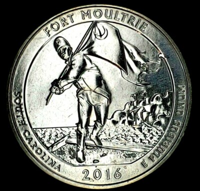 2016-S 25C ATB Quarter Ft Moultrie BU-CLAD 20uo0327-2
