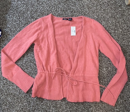 NWT Vintage Maurices Pink Cardigan 