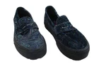 NEW VANS Style 53 Velvet Paisley Penny Loafer Shoes 8 Women/6.5 Men Multi-Color