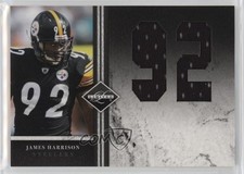 2011 Panini Limited Jersey Numbers Missing Serial Number James Harrison #14 07x4