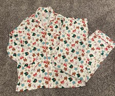 Conjunto de pijama para hombre Wonder Shop talla XL estampado navideño con botones