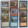 Magic Mtg 9 Korean Stronghold cards Warrior, Smite, Wurm, Anger   near mint