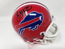 Buffalo Bills Jim Jeffcoat Signed Mini Helmet JSA COA BUF