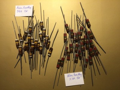 Konvolut  Allen Bradley 1W Widerstände USA New-Old-Stock Resistors
