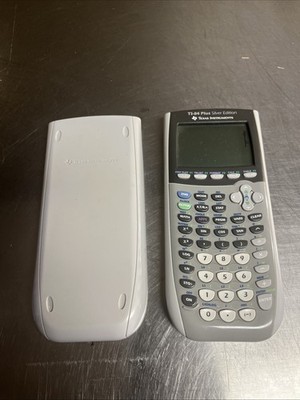 Texas Instruments TI-84 Plus Graphing Calculator Silver Edition Screen Issue