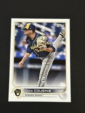 2022 Topps Series 1 Jake Cousins Rookie #20 Milwaukee Brewers RC (T)