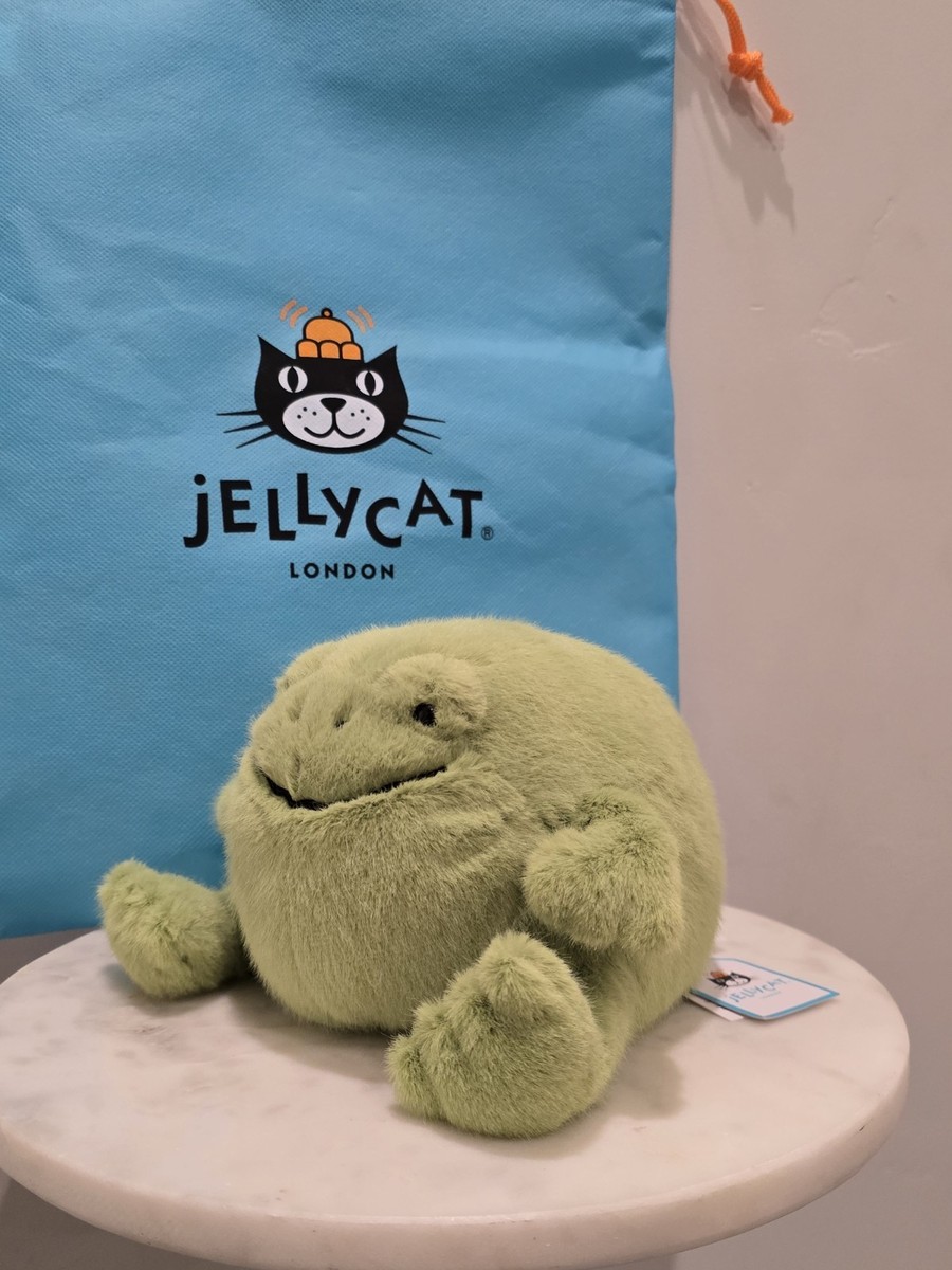 Genuine Ricky Rain Frog Smiling Jellycat Comes With All Tags And