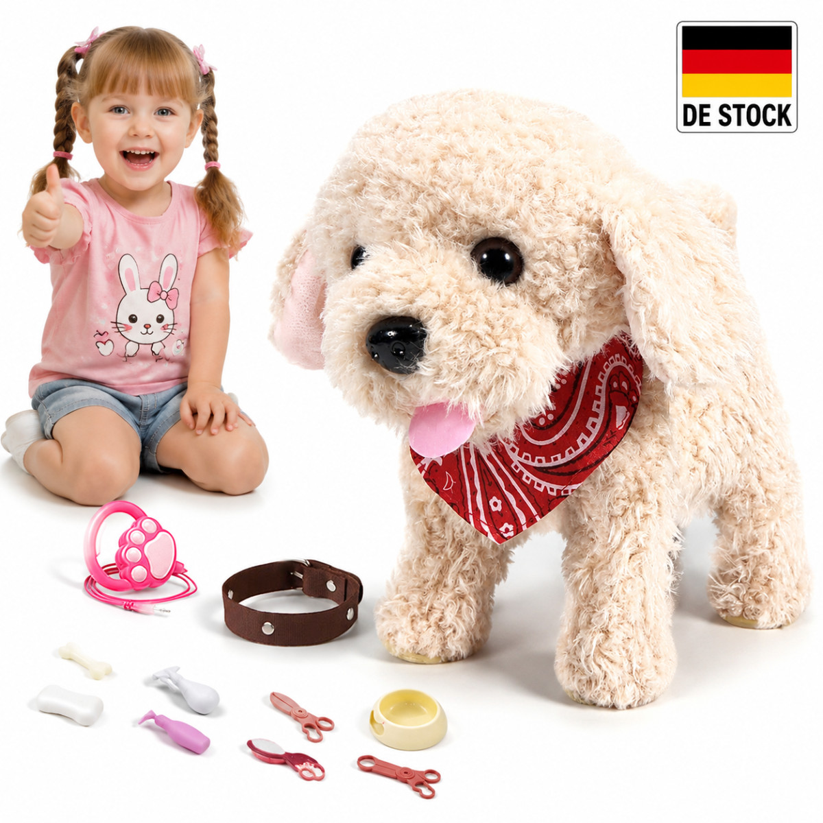 Giocattolo interattivo per cani Nickt con accessori