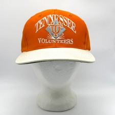 Vintage Tennessee Volunteers Snapback Hat Orange White NCAA Vols