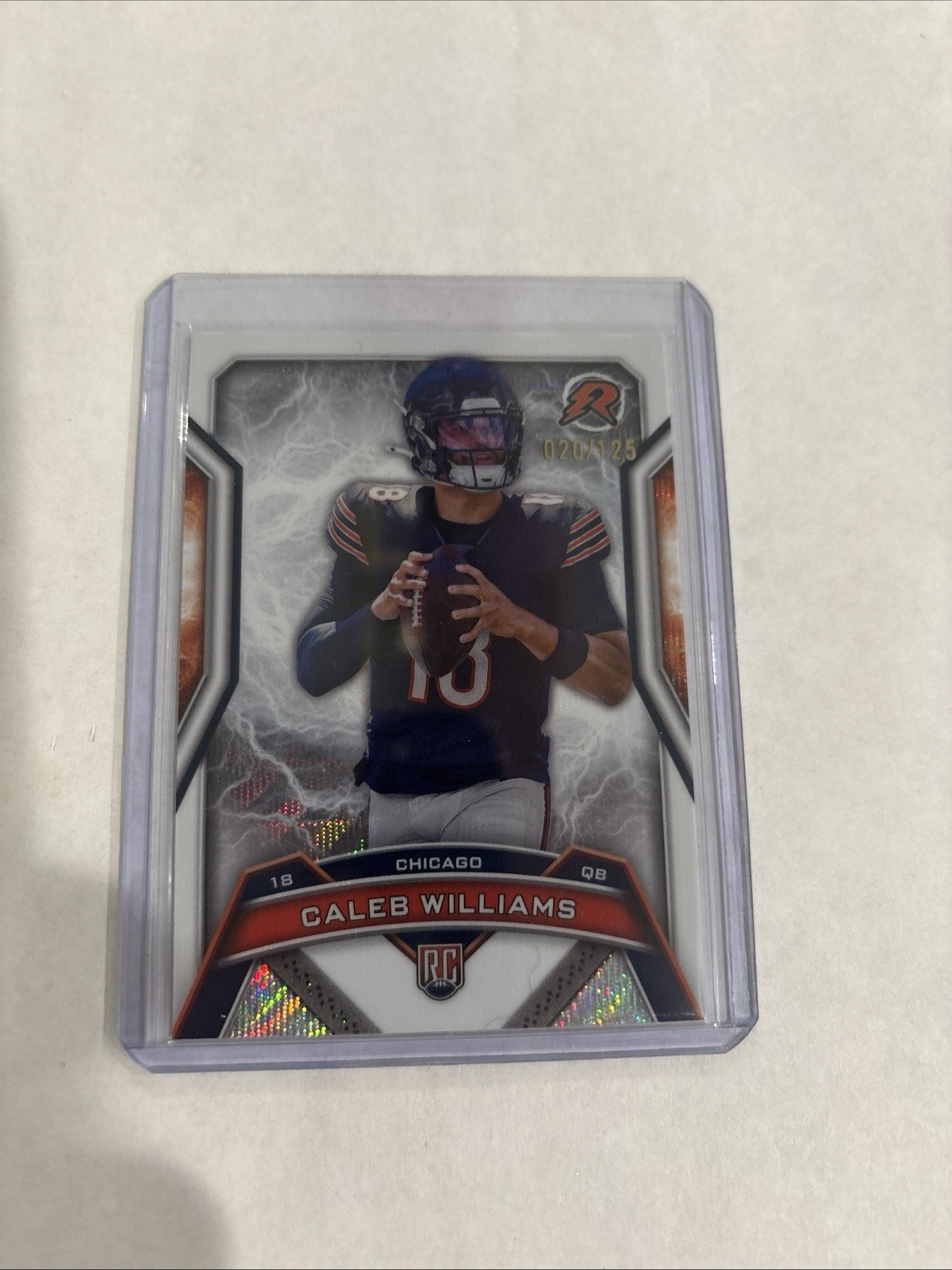 2024 Topps Resurgence - Rookies Caleb Williams #117 White Surge Refractor 20/125