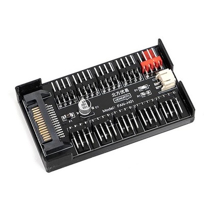 10 Lüfter Splitter Automatische Temperaturregelung Platzsparende Installation