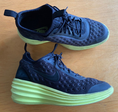 NIKE lunar ELITE black volt 38,5 UK5  24,5cm Keilabs.631376-007 sky high slip-on