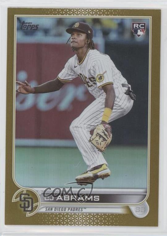 2022 Topps Update Gold Foil CJ Abrams #US34 0bi3