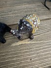 Vintage Elephant Figurines Lot of 3 Beaded Mosaic India, Ceramic Plastic GEMS — photo 8