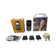 Vintage Motorola W160 Mobile Phone Original Box, Manual, 4 Adapters & Headphones