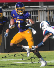 ZAY JONES HAND SIGNED EAST CAROLINA PIRATES 8X10 PHOTO W/COA ECU