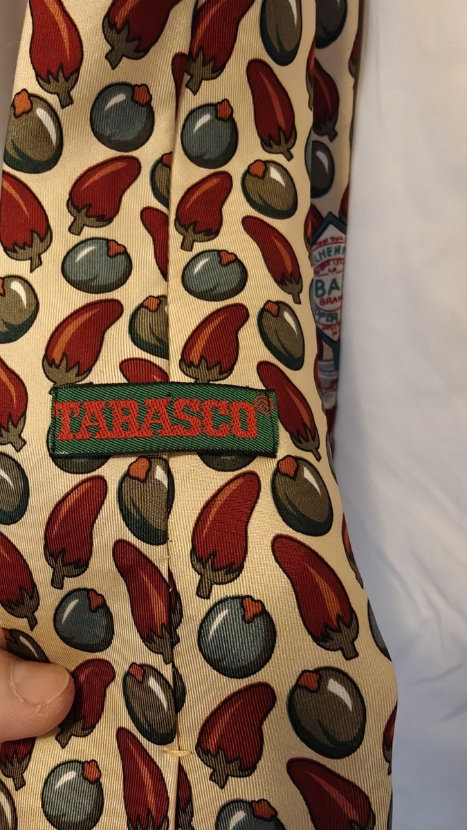 Tobasco Bloody Mary Tie Vintage View 3