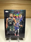 2025 Topps Chrome Giannis Antetokounmpo Refractors (RAW)