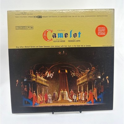Camelot Original Broadway Cast Vinyl LP Richard Burton Julie Andrews KOS 2031