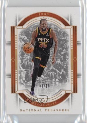 2023-24 Panini National Treasures Gold 3/10 Kevin Durant #15 m9g
