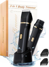 Upgraded Bikini Trimmer for Women, Dermave Bikini Shaver 2In1  Painless Elect