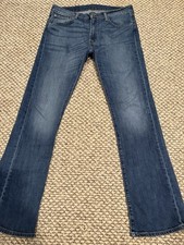Jeans flexibles azules corte bota bajo Levi’s 527 para hombre 34x32